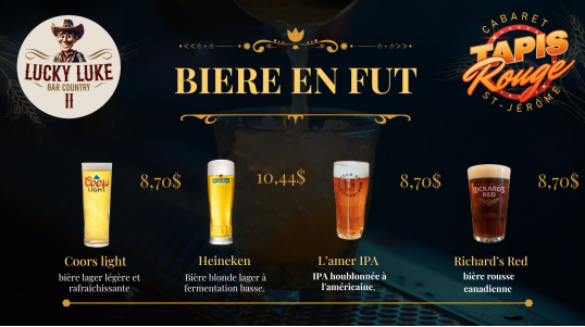 Lucky Luke 2 bar country - Danse, cours de danse à Saint-Jérôme